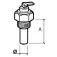 VDO Sensor de temperatura de l´oli de 50-150 °C