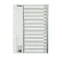 Esselte Multiperforerede 1-31 PP-indeksregistre