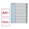 Esselte 100210 Multiperforerede A4 1-31 indeksdelere