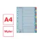 Esselte Multiperforierte A4 A-Z Indexteiler