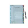 Esselte Multiperforerade A4 A-Ö indexregister