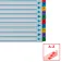 Esselte Multiperforerade A4 A-Ö indexregister