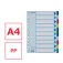 Esselte Separadors d´índex A4 multiperforats STD