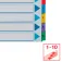 Esselte Mylar multiperforerede A4 1-5 indeksseparatorer