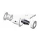 Plastimo Connector Recte Flexible per a Sortida d´Aigua Quadrada