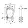 Wichard Lyre Self Locking Shackle
