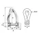 Wichard Twisted Self Locking Shackle