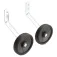 Mvtek 10/12´´ 2 Holes Stabilizer Wheels