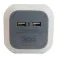 3go REG4CUBEUSB Multifunction Square 4 Outlets power strip