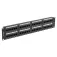 Lanberg 2U 19-tommers patchpanel 18 porter