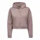 Black diamond Crop kapuzenpullover