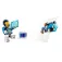 Lego Interstellar Spacecraft 건설 게임 240 조각