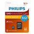 Philips Tarjeta Memoria MicroSDXC 512GB Class 10 UHS-I U1