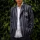 Cinereplicas Wednesday Nevermore Academy Black Striped Blazer Jacket Suit