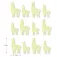 4m Adhesius Glow Lama