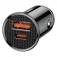 Baseus 30W 3A 1xUSB-A 1xUSB-C autolader