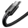 Baseus Cabo USB-A para micro USB Cafule 18W 1 m