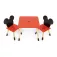 Mickey mouse Conjunto de Mesa e Cadeiras Infantis Set