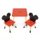 Mickey mouse Conjunto de Mesa e Cadeiras Infantis Set