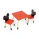 Mickey mouse Conjunto de Mesa e Cadeiras Infantis Set