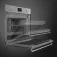 Smeg SO6301S2X 68L Uuni