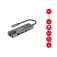 Equip 5 in 1 4K USB-C - HDMI/USB-A sovitin
