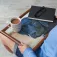 Creative tops Schwarzes Labrador Tablett