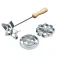 Kitchencraft KCHMROSETTE Roseta 3 Caps Ferro