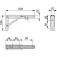 Emuca Foldable Bracket 20.3 cm 2 units