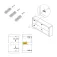 Emuca Flow2 Surface Sliding Door Hardware