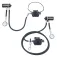 Dive rite XT1/XT4 Sidemount RR - Din - Bar diving regulator set