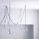 Creative cables Ceiling hook for fabric electrical cables with stop
