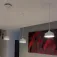 Creative cables Ceiling hook for fabric electrical cables with stop