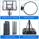 Devessport Cesta de basquete ajustável