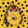 Loungefly Sunflower Bambi backpack 26 cm