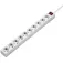 Hama Regleta 10 enchufes con interruptor 3 m