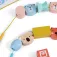 Eurekakids Legetøj til træperler - sammenkædede dyr