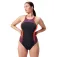 Speedo High Neck Splice Cross Back swimsuit