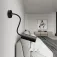 Creative cables Candeeiro Fermaluce Flex 30 com mini roseta com interruptor e spot com abajur Tub-E14