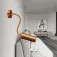 Creative cables Candeeiro Fermaluce Flex 30 com mini roseta com interruptor e spot com abajur Tub-E14