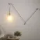 Creative cables Rolé træ kabelforskruning. Vægmontering til pendel