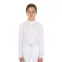 Equestro Rhinestone Buttons Junior Langarm-Polo