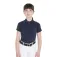Equestro Technical Training Zip Junior Kurzarm-Polo