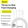 Baseus スーペリアシリーズ USB A-USB-C micro USB & lightning