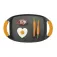 Ibili Basic Stone 36x22.5 cm flat grillpanne