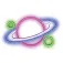 Forever Plexi Planet Dekorativ LED-belysning