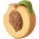 Oli&carol Palm Peach teether