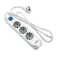 Onlex Cable de base 3 enchufes 1.5 m