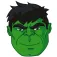 Marvel Coussin 3D Hulk