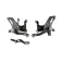 Lightech Pedaleiras ajustáveis Adjustable